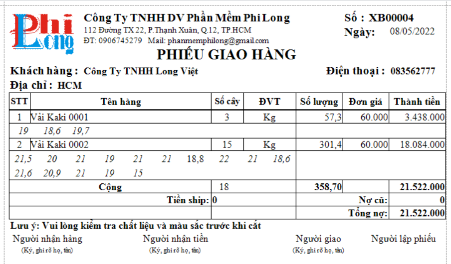 M&#224;ng h&#236;nh in phiếu b&#225;n h&#224;ng